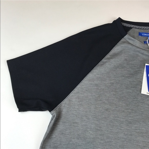 Vince Camuto Crew Neck Raglan T-shirt - Picture 4 of 5